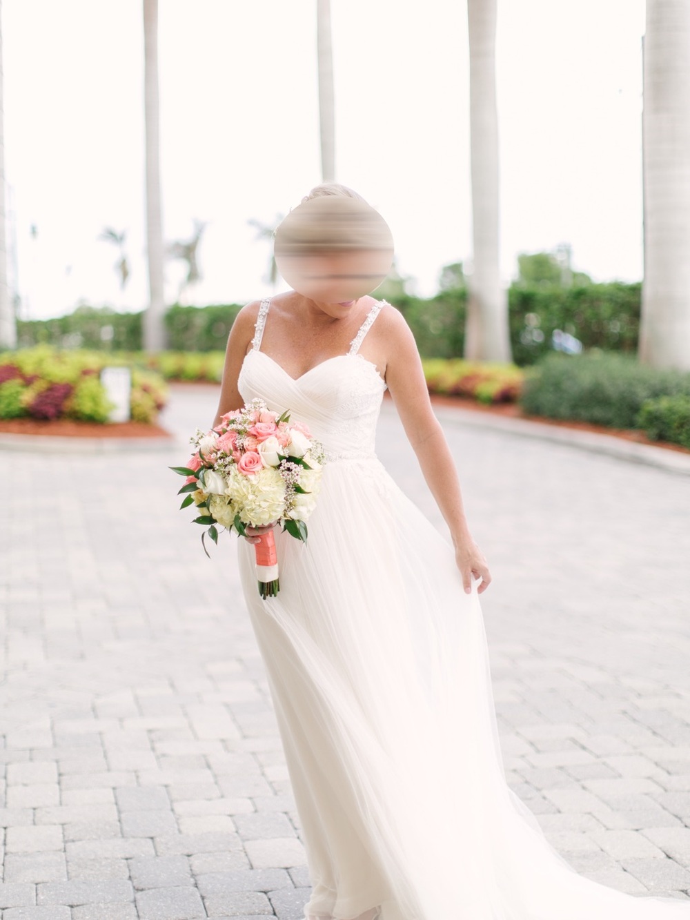 Maggie Sottero Ivory Sweetheart Lace-Strap Bridal Gown